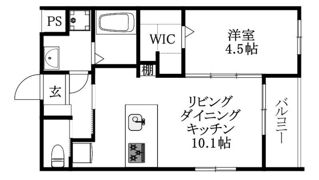 Credo in te土居田の間取り画像