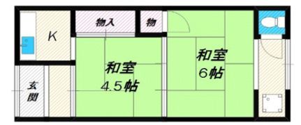 門真市常称寺町文化の間取り画像