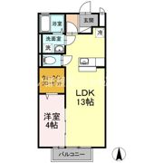 リビングタウン古川北壱番館 B棟の間取り画像