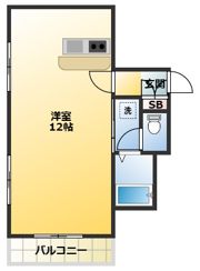 松本ハイツの間取り画像