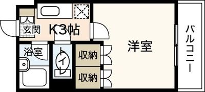 FKビルの間取り画像
