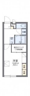 レオパレスPLUMSの間取り画像