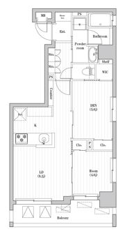 南千住レジデンスの間取り画像