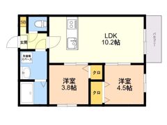 ジリオ井尻の間取り画像