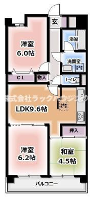 パークサイド守口の間取り画像