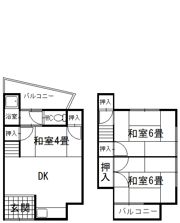 南天荘2の間取り画像