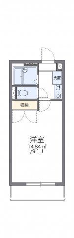 レオパレスクレアⅡの間取り画像