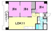 スカイピア保免の間取り画像