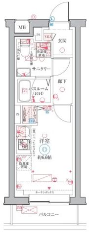 クレヴィスタ阪東橋の間取り画像
