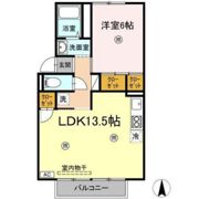 パレス宮前 B棟の間取り画像