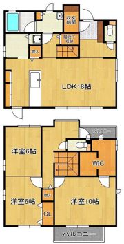 一戸建てNの間取り画像