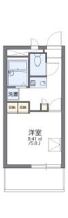 レオパレスビスタヒガワの間取り画像
