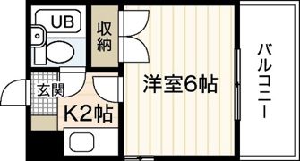 大芝グリーンコーポの間取り画像