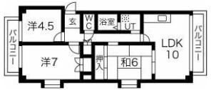 アメニティハイツ池場の間取り画像