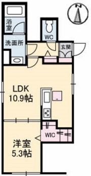 シャーメゾン東島田の間取り画像