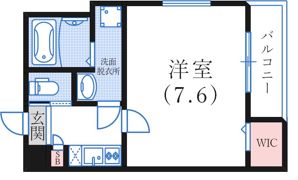 ワコーレヴィータ国香通の間取り画像