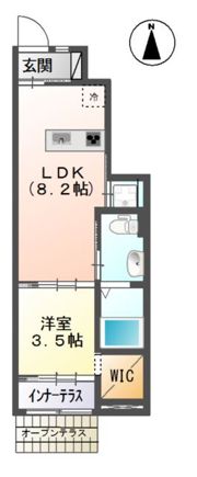 スカイティーナの間取り画像