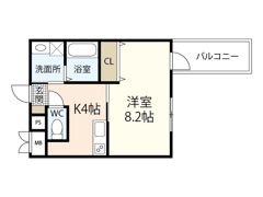 セレナーデ東雲本町の間取り画像