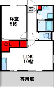 パークサイド東大谷の間取り画像