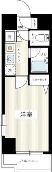 スカイコート森下の間取り画像