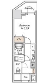 Bandoubashi Rental Apartmentの間取り画像