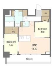 S-RESIDENCE松屋町asenceの間取り画像