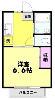 スカイコーポの間取り画像