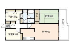 田方パークマンションA棟の間取り画像