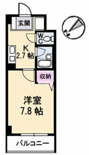 JRBハイツ横川の間取り画像