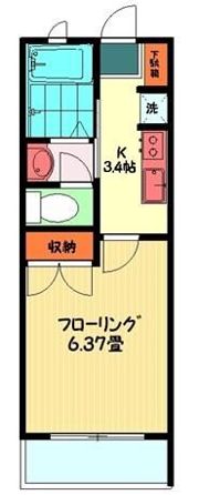 APARTMENT SHIRAISHIの間取り画像
