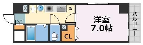 ブリリアントコート心斎橋イーストの間取り画像