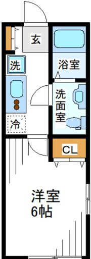 BLUE OCEAN上大岡の間取り画像