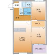 ハートフル クレアの間取り画像