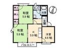 屋島フレグランス A棟の間取り画像