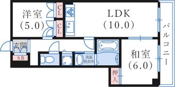 サンライズ明和の間取り画像