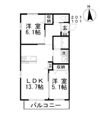 プランドールⅡの間取り画像