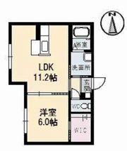 ラ・パルテール新屋敷 Ⅱの間取り画像