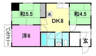アーバンライフ道後の間取り画像