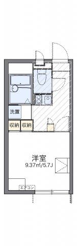 レオパレスベルウッドの間取り画像