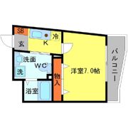 ヒルズななおの間取り画像