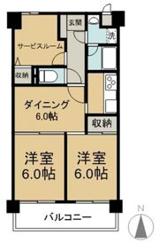 ライオンズマンション倉敷松島の間取り画像