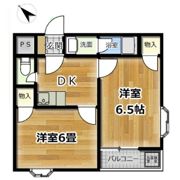 ピコハイツあじいちの間取り画像