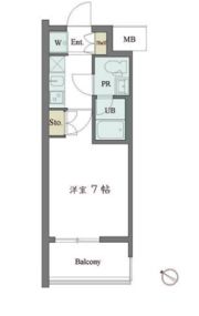 カスタリア大井町の間取り画像