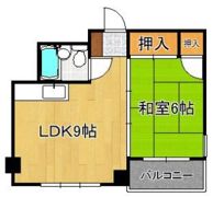 福寿コーポ青山1号棟 301号室の間取り画像