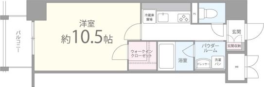BROU上町台の間取り画像