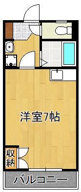 オリエンタル折尾駅の間取り画像