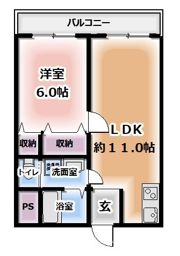 第一オカビルの間取り画像