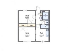 レオパレスOZ－3の間取り画像