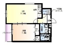 フジパレス月出町の間取り画像