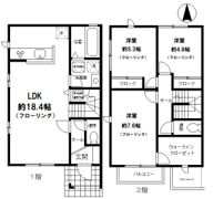 ビラ久木の間取り画像